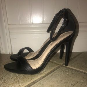 Anne Michelle Ankle Strap Open Toe High Heels